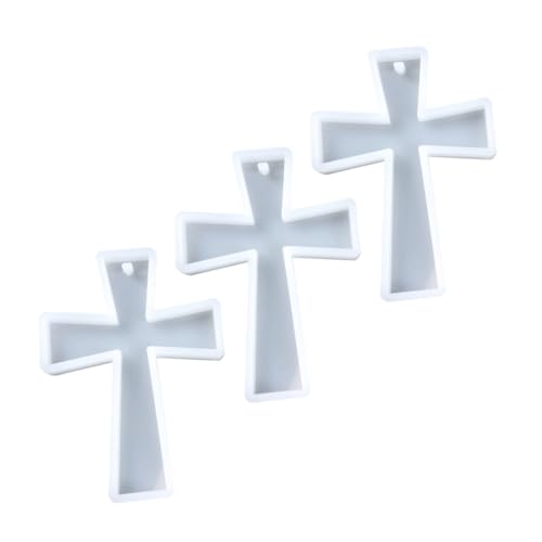 FONDOTIN 3 Stück Teiliges Silikon Gießform Kreuz Schlüsselanhänger für Epoxidharz DIY Schmuckherstellung Flexibel Langlebig für Bastelprojekte und Persönliche Dekoration FONDOTIN 3 Stück Teiliges Silikon Gießform Kreuz Schlüsselanhänger für Epoxidharz DIY Schmuckherstellung Flexibel Langlebig für Bastelprojekte und Persönliche Dekoration von FONDOTIN
