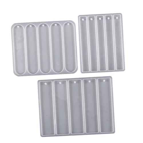 FONDOTIN 3 Stück Teiliges Silikon Lesezeichen Gießform DIY Harzformen Rechteckig und Oval Einfache Formen für Personalisierte Epoxidharz Bastelprojekte Vielseitig für Trockenblumen Glitzer FONDOTIN 3 Stück Teiliges Silikon Lesezeichen Gießform DIY Harzformen Rechteckig und Oval Einfache Formen für Personalisierte Epoxidharz Bastelprojekte Vielseitig für Trockenblumen Glitzer von FONDOTIN