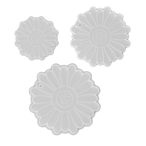 FONDOTIN 3 Stück Teiliges Silikonform für Untersetzer Herstellung Kreative Epoxidharz Gießform Langlebige DIY Resin Bastelform für Dekorative Heimgestaltung Klein Mittel Groß FONDOTIN 3 Stück Teiliges Silikonform für Untersetzer Herstellung Kreative Epoxidharz Gießform Langlebige DIY Resin Bastelform für Dekorative Heimgestaltung Klein Mittel Groß von FONDOTIN