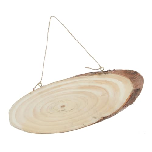 FONDOTIN 3 Stücke Ovales Teiliges Holzscheiben aus Kiefer mit Rinde DIY Holzanhänger zum Basteln Bemalen und Rustikaler Dekoration für Handwerk Hochzeit und Wandgestaltung FONDOTIN 3 Stücke Ovales Teiliges Holzscheiben aus Kiefer mit Rinde DIY Holzanhänger zum Basteln Bemalen und Rustikaler Dekoration für Handwerk Hochzeit und Wandgestaltung von FONDOTIN
