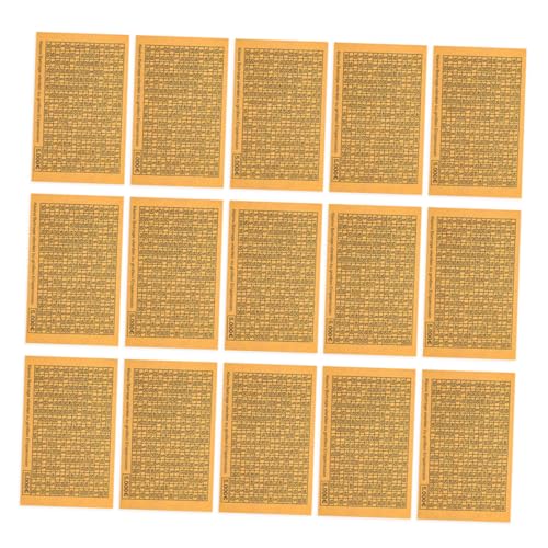FONDOTIN 30 Blatt Sparglas Aufkleber DIY Euro Sparziel Sticker für Euro Challenge Spardose Zähler Sparbox Zahlen Ankreuzen Geld Sparen für Familie Freunde Besondere Anlässe von FONDOTIN
