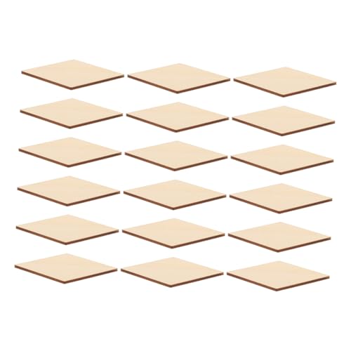 FONDOTIN 30 Stück DIY Rhombus Holzstücke Bastelmaterial für Kreative Holzhandwerke Einzigartiges für Zuhause für Partys und DIY Projekte von FONDOTIN