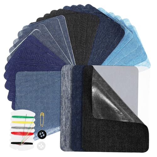 FONDOTIN 30 Stück Teiliges Bügelflicken Baumwolle Jeans Patches zum Aufbügeln Reparatur Flicken für Kleidung Vielseitig Zuschneidbar Langlebig Atmungsaktiv Einfaches Anbringen FONDOTIN 30 Stück Teiliges Bügelflicken Baumwolle Jeans Patches zum Aufbügeln Reparatur Flicken für Kleidung Vielseitig Zuschneidbar Langlebig Atmungsaktiv Einfaches Anbringen von FONDOTIN