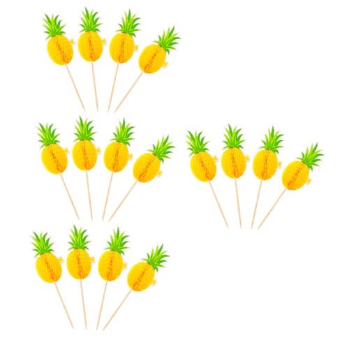 FONDOTIN 30 Stück Teiliges Hawaii Party Kuchenstecker Ananas Cake Picks für Cupcakes und Torten Dekoration Kreative Dessertdeko für Geburtstage Hochzeiten Junggesellinnenabschiede FONDOTIN 30 Stück Teiliges Hawaii Party Kuchenstecker Ananas Cake Picks für Cupcakes und Torten Dekoration Kreative Dessertdeko für Geburtstage Hochzeiten Junggesellinnenabschiede von FONDOTIN