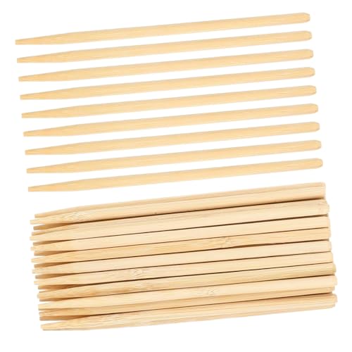 FONDOTIN 30 Stück Teiliges Kratzzeichnungen Holzstäbchen aus Bambus Fein Poliert Glatt Grate Multifunktionale Kratzstifte für DIY Kunstprojekte und Kratzpapier für Basteln und Lernspiele von FONDOTIN