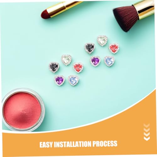 FONDOTIN 30 Stück Teiliges Metall Herz Strassknöpfe zum Aufnähen Sichere Befestigung Funkelnde Kristallverzierung für DIY Kleidung Hochzeit Schuhe Haaraccessoires Elegante Bastelideen FONDOTIN 30 Stück Teiliges Metall Herz Strassknöpfe zum Aufnähen Sichere Befestigung Funkelnde Kristallverzierung für DIY Kleidung Hochzeit Schuhe Haaraccessoires Elegante Bastelideen von FONDOTIN