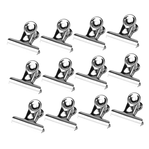 FONDOTIN 30 Stück Teiliges Metall Verschlussclips Langlebige Snack Bag Sealing Clips und Beutelclips für Lebensmittel Büroklammern und Aufbewahrung Stark Luftdicht Vielseitig für Büro und von FONDOTIN