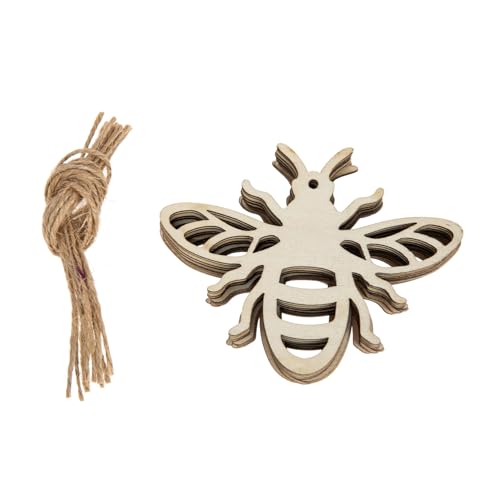FONDOTIN 30 Stück Teiliges Naturbelassene Holz bienenformen DIY Holzscheiben mit Beidseitig Bemalbarer Oberfläche Sichere Hochwertige Holzbastelmaterialien für Kreative Dekorationen FONDOTIN 30 Stück Teiliges Naturbelassene Holz bienenformen DIY Holzscheiben mit Beidseitig Bemalbarer Oberfläche Sichere Hochwertige Holzbastelmaterialien für Kreative Dekorationen von FONDOTIN
