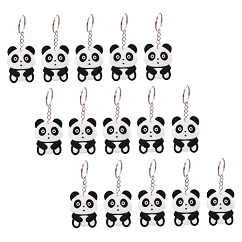 FONDOTIN 30 Stück Teiliges Panda Schlüsselanhänger Dekoratives Hängeornament Langlebig und Detailreich als Sportfest Souvenir und Süßer Taschenanhänger für Alltag und von FONDOTIN