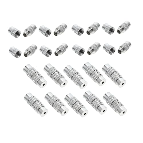 FONDOTIN 30 Stück Teiliges Schmuckschraubverschluss Langlebigem Messing Kompakt und Leicht für Halsketten Armbänder Anhänger und DIY schmuckherstellung FONDOTIN 30 Stück Teiliges Schmuckschraubverschluss Langlebigem Messing Kompakt und Leicht für Halsketten Armbänder Anhänger und DIY schmuckherstellung von FONDOTIN