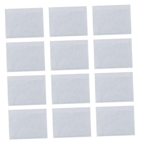 FONDOTIN 30 Stück Teiliges Selbstklebende Transparente Kartenhalter Klarer Etikettenhalter Praktischer Organizer für Visitenkarten Büro und Lager Einfache Befestigung Oberflächen von FONDOTIN