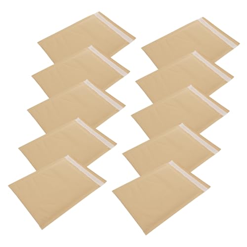 FONDOTIN 30 Stück Teiliges Versandtaschen aus Naturfarbenem Kraftpapier mit Luftpolster Selbstklebend und Sicher Verschließbar Gepolsterte Versandumschläge für Handyzubehör Kosmetik und FONDOTIN 30 Stück Teiliges Versandtaschen aus Naturfarbenem Kraftpapier mit Luftpolster Selbstklebend und Sicher Verschließbar Gepolsterte Versandumschläge für Handyzubehör Kosmetik und von FONDOTIN