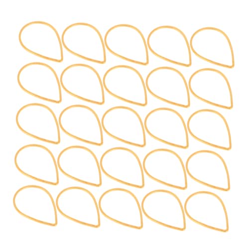 FONDOTIN 30 Stück Tropfenförmiger Ohrringe-Anhänger DIY liefert Charme für Ohrring Charms für die Herstellung von Armbändern Charme-Ohrring Materialien zur Schmuckherstellung Kupfer Golden von FONDOTIN