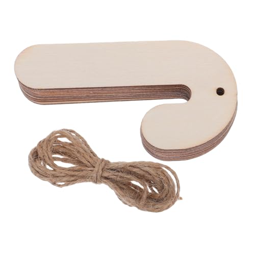 FONDOTIN 30 Stück Unfertige Weihnachts Holzanhänger Zuckerstangen Form Blanko Diy Holzscheiben Zum Bemalen Für Weihnachtsbaum Dekoration Basteln FONDOTIN 30 Stück Unfertige Weihnachts Holzanhänger Zuckerstangen Form Blanko Diy Holzscheiben Zum Bemalen Für Weihnachtsbaum Dekoration Basteln von FONDOTIN