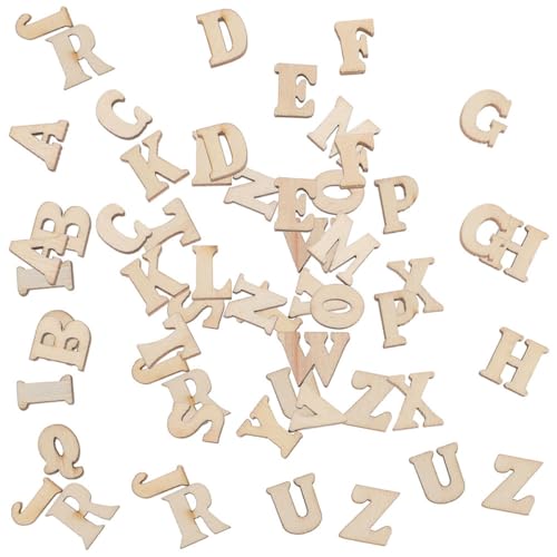 FONDOTIN 300 Stück Holzbuchstaben Deko Holz Buchstaben Ornament für Bastelprojekte Unpoliert für Hochzeiten Geburtstagsfeiern und Kreative Dekorationen FONDOTIN 300 Stück Holzbuchstaben Deko Holz Buchstaben Ornament für Bastelprojekte Unpoliert für Hochzeiten Geburtstagsfeiern und Kreative Dekorationen von FONDOTIN