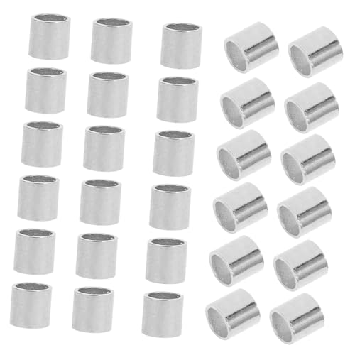 FONDOTIN 300 Stück Quetschperlen für Schmuckherstellung Rohrförmige Crimp Beads DIY Bastelperlen für Armbänder Halsketten Glänzende Positionierungsperlen für Handwerkszubehör FONDOTIN 300 Stück Quetschperlen für Schmuckherstellung Rohrförmige Crimp Beads DIY Bastelperlen für Armbänder Halsketten Glänzende Positionierungsperlen für Handwerkszubehör von FONDOTIN