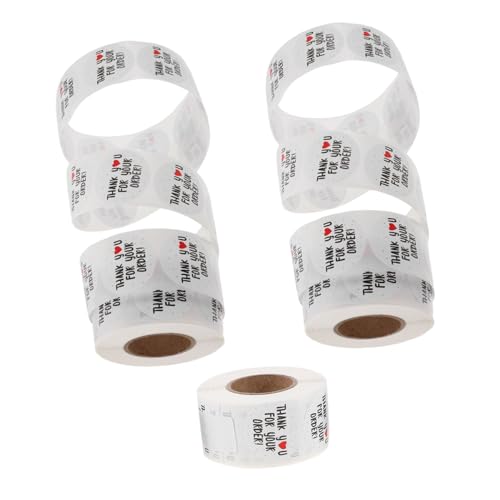 FONDOTIN 3Roll Dankeschön Aufkleber Rund Selbstklebende Etiketten für Verpackung Versand Umschläge und Geschenkverpackungen Geeignet für Kleine Unternehmen und Große Bestellmengen FONDOTIN 3Roll Dankeschön Aufkleber Rund Selbstklebende Etiketten für Verpackung Versand Umschläge und Geschenkverpackungen Geeignet für Kleine Unternehmen und Große Bestellmengen von FONDOTIN