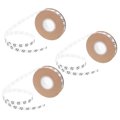 FONDOTIN 3Roll Fußball-geschenkband aus Langlebigem Seidenmaterial Fußballmotiviertes Geschenkband für Jungen Reißfestes Glänzendes Fußball-dekorband zum Basteln Party Geschenkverpackungen FONDOTIN 3Roll Fußball-geschenkband aus Langlebigem Seidenmaterial Fußballmotiviertes Geschenkband für Jungen Reißfestes Glänzendes Fußball-dekorband zum Basteln Party Geschenkverpackungen von FONDOTIN