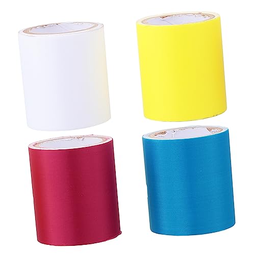 FONDOTIN 4 Rollen Selbstklebende Reparaturflicken Patch Material für Kleidung DIY Nähflicken Wasserabweisend für Jeans Kissen und Mehr im Gelb Weinrot Weiß FONDOTIN 4 Rollen Selbstklebende Reparaturflicken Patch Material für Kleidung DIY Nähflicken Wasserabweisend für Jeans Kissen und Mehr im Gelb Weinrot Weiß von FONDOTIN