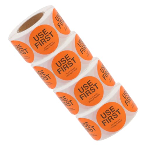 FONDOTIN 4 Rollen Selbstklebende Use First Etiketten Lebensmittel Vorratskontrolle Aufkleber pro Farblich Auffällig zur Priorisierung und Inventarorganisation FONDOTIN 4 Rollen Selbstklebende Use First Etiketten Lebensmittel Vorratskontrolle Aufkleber pro Farblich Auffällig zur Priorisierung und Inventarorganisation von FONDOTIN