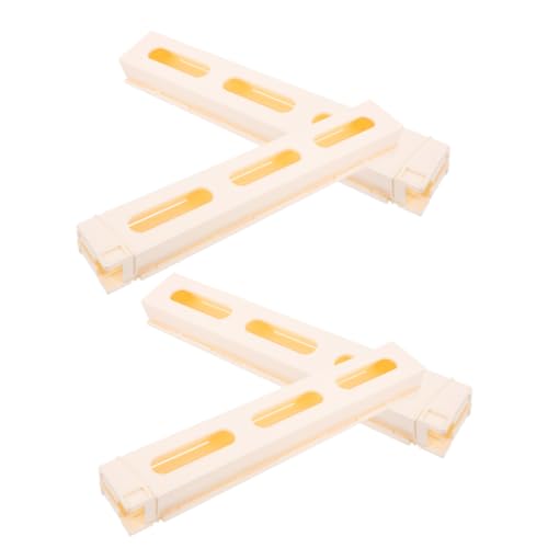 FONDOTIN 4 Stück Domino Zug Zubehör Teiliges Domino Kartenhalter mit Einzigartigem Mechanismus für Kreatives Familien und Teamaktivitäten für Schule von FONDOTIN
