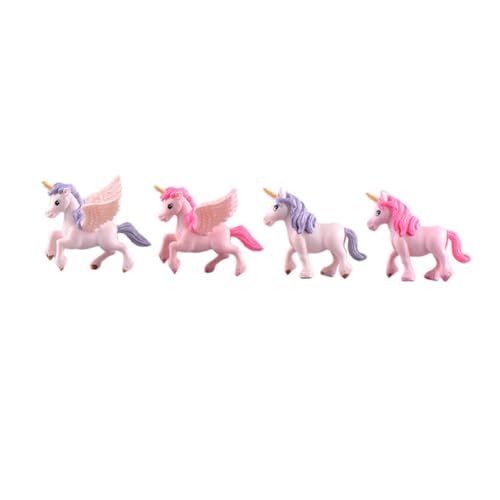 FONDOTIN 4 Stück Einhorn und Fliegendes Pferd Miniatur Figuren Cartoon Cake Topper Hochwertige Landschaft Deko für Kuchen Party Geschenkideen FONDOTIN 4 Stück Einhorn und Fliegendes Pferd Miniatur Figuren Cartoon Cake Topper Hochwertige Landschaft Deko für Kuchen Party Geschenkideen von FONDOTIN