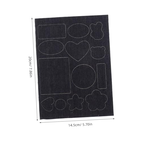 FONDOTIN 4 Stück Teiliges Jeans Reparaturset Selbstklebend Nahtlose Denim Patches für Hosen Jacken Taschen Unsichtbares Reparaturband für Innen Außenseiten Einfache Anwendung ohne Nähen FONDOTIN 4 Stück Teiliges Jeans Reparaturset Selbstklebend Nahtlose Denim Patches für Hosen Jacken Taschen Unsichtbares Reparaturband für Innen Außenseiten Einfache Anwendung ohne Nähen von FONDOTIN