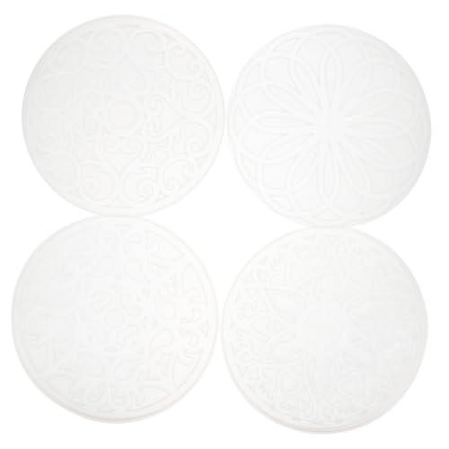 FONDOTIN 4 Stück Teiliges Mandala Silikonform für Runde Untersetzer Wiederverwendbar Leicht zu Entformen für DIY Epoxidharz Bastelprojekte Glatte Oberfläche für Professionelle FONDOTIN 4 Stück Teiliges Mandala Silikonform für Runde Untersetzer Wiederverwendbar Leicht zu Entformen für DIY Epoxidharz Bastelprojekte Glatte Oberfläche für Professionelle von FONDOTIN