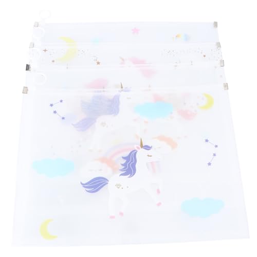 FONDOTIN 4 Stück Teiliges Transparente Dokumententasche mit Reißverschluss Multifunktionale Kunststoff organizer für Büro und Schule Wasserdichte Datei aufbewahrungstaschen mit Niedlichem FONDOTIN 4 Stück Teiliges Transparente Dokumententasche mit Reißverschluss Multifunktionale Kunststoff organizer für Büro und Schule Wasserdichte Datei aufbewahrungstaschen mit Niedlichem von FONDOTIN