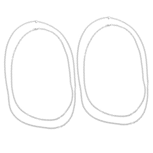 FONDOTIN 4 Stück Titanstahl O Ring Ketten Teiliges DIY Schmuckzubehör Stärke Langlebige Halsketten für Schmuckherstellung Vielseitige DIY Materialien für Anhänger und Accessoires FONDOTIN 4 Stück Titanstahl O Ring Ketten Teiliges DIY Schmuckzubehör Stärke Langlebige Halsketten für Schmuckherstellung Vielseitige DIY Materialien für Anhänger und Accessoires von FONDOTIN