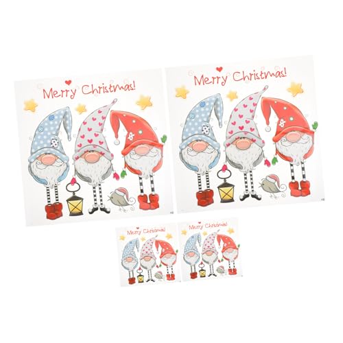 FONDOTIN 4 Stück Weihnachts Gnome Bügelbilder Teiliges Große und Kleine Heat Transfer Patches für Kleidung DIY Textil Dekoration Weihnachten Shirts Pullover FONDOTIN 4 Stück Weihnachts Gnome Bügelbilder Teiliges Große und Kleine Heat Transfer Patches für Kleidung DIY Textil Dekoration Weihnachten Shirts Pullover von FONDOTIN