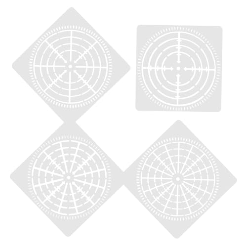 FONDOTIN 4 Stück Wiederverwendbare Mandala Wandmalerei Schablonen Teiliges Mittlere Präzise DIY Malvorlagen für Möbel Kreative Wandgestaltung FONDOTIN 4 Stück Wiederverwendbare Mandala Wandmalerei Schablonen Teiliges Mittlere Präzise DIY Malvorlagen für Möbel Kreative Wandgestaltung von FONDOTIN
