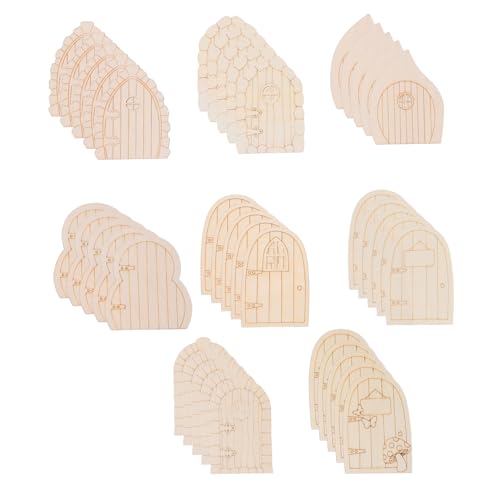 FONDOTIN 40 Stück Teiliges Holz-DIY Bastelset Unbemalt Miniatur Wichteltüren für Garten Häuschen Party Dekoration Zuhause Büro Geburtstag Hochzeit FONDOTIN 40 Stück Teiliges Holz-DIY Bastelset Unbemalt Miniatur Wichteltüren für Garten Häuschen Party Dekoration Zuhause Büro Geburtstag Hochzeit von FONDOTIN