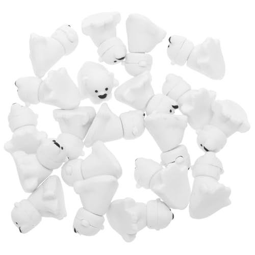 FONDOTIN 40 Stück Teiliges Kleine Radiergummis in Bärenform Kreative Polar Tier Motive Langlebiger Gummi Niedliche Weihnachts Partygeschenke für Schüler und Detailreiche Radierer von FONDOTIN