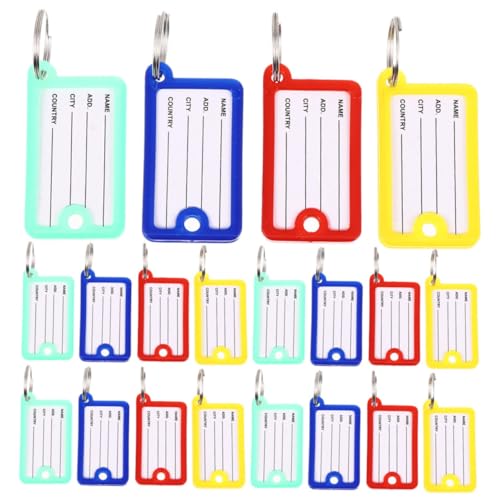 FONDOTIN 40 Stück Teiliges Kompakte Farbige Schlüssel etiketten Schutz Wiederverwendbare Schlüsselanhänger für Schlüsselorganisation Farbcodierte Labels für Zuhause Büro Hotel und Gepäck FONDOTIN 40 Stück Teiliges Kompakte Farbige Schlüssel etiketten Schutz Wiederverwendbare Schlüsselanhänger für Schlüsselorganisation Farbcodierte Labels für Zuhause Büro Hotel und Gepäck von FONDOTIN