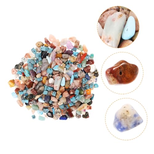 FONDOTIN 400 Stück Natürliche Steinperlen für DIY Schmuckherstellung Bunte Unregelmäßige Edelsteinperlen für Armbänder und Kreative Bastelprojekte FONDOTIN 400 Stück Natürliche Steinperlen für DIY Schmuckherstellung Bunte Unregelmäßige Edelsteinperlen für Armbänder und Kreative Bastelprojekte von FONDOTIN
