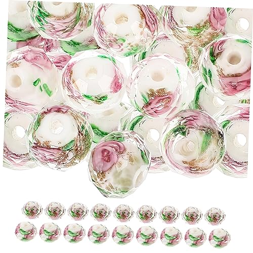 FONDOTIN 40Stücke DIY Glasperlen Facettierte Design Perlen für Armbänder und Ohrringe Handgemachte Bastelperlen für Schmuckprojekte FONDOTIN 40Stücke DIY Glasperlen Facettierte Design Perlen für Armbänder und Ohrringe Handgemachte Bastelperlen für Schmuckprojekte von FONDOTIN