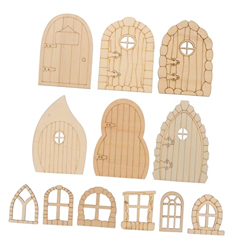 FONDOTIN 48 Stück Teiliges Holzblumen Gartentüren Diy Mini Feengarten Türen für Unlackierte Holzscheiben für Kreative Bastelprojekte für Emotionale Bindungen und Lernwerkzeuge FONDOTIN 48 Stück Teiliges Holzblumen Gartentüren Diy Mini Feengarten Türen für Unlackierte Holzscheiben für Kreative Bastelprojekte für Emotionale Bindungen und Lernwerkzeuge von FONDOTIN