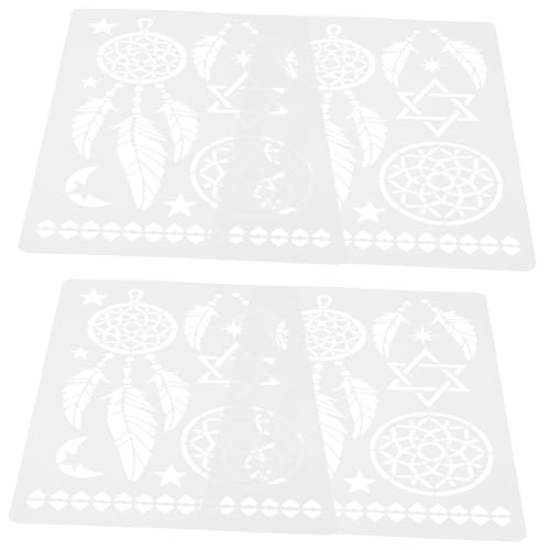FONDOTIN 4Stücke Mandala Malerei Schablonen für DIY Wandgestaltung Wiederverwendbare Aushöhlungsschablonen Pet Waschbare Malschablonen für Projekte für Wände FONDOTIN 4Stücke Mandala Malerei Schablonen für DIY Wandgestaltung Wiederverwendbare Aushöhlungsschablonen Pet Waschbare Malschablonen für Projekte für Wände von FONDOTIN