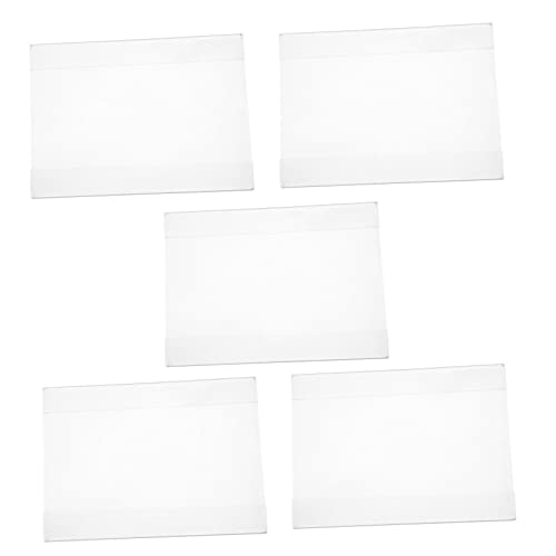 FONDOTIN 5 Stück Acryl Preisschildhalter Teilig Transparent für Regale und Marktstände Platzsparend Vielseitig Einsetzbar in Supermärkten Geschäften und Büros Einfache Handhabung für Klare FONDOTIN 5 Stück Acryl Preisschildhalter Teilig Transparent für Regale und Marktstände Platzsparend Vielseitig Einsetzbar in Supermärkten Geschäften und Büros Einfache Handhabung für Klare von FONDOTIN