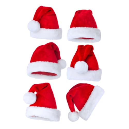 FONDOTIN 5 Stück Hutdekor Noel Nussknacker Weihnachtsmütze Strickmütze Weihnachtsmütze Weihnachtsmütze Neujahrspartyhüte Kurze Plüschmütze Vatermütze Plüsch Weihnachtsmütze FONDOTIN 5 Stück Hutdekor Noel Nussknacker Weihnachtsmütze Strickmütze Weihnachtsmütze Weihnachtsmütze Neujahrspartyhüte Kurze Plüschmütze Vatermütze Plüsch Weihnachtsmütze von FONDOTIN
