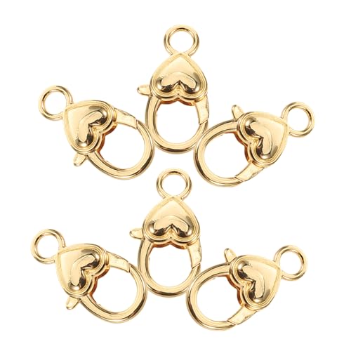 FONDOTIN 5 Stück Karabinerverschlüsse: Halskettenverschlüsse, Karabiner-papagei-auslöser, Zubehör Für Schlüsselanhänger, Armbänder, Schmuckherstellung FONDOTIN 5 Stück Karabinerverschlüsse: Halskettenverschlüsse, Karabiner-papagei-auslöser, Zubehör Für Schlüsselanhänger, Armbänder, Schmuckherstellung von FONDOTIN