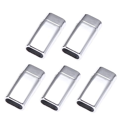 FONDOTIN 5 Stück Magnetverschluss für Armbänder DIY Schmuckverschluss für Sicherer Magnetverschluss für Ketten und Gürtel für Kreative Bastelprojekte von FONDOTIN