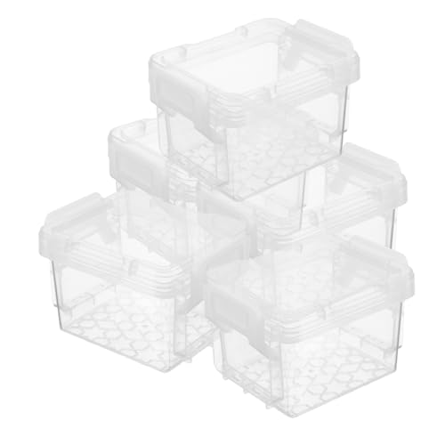 FONDOTIN 5 Stück Multifunktionale Organizer Für Schmuck Bastelbedarf Büro Portable Transparente Behälter Für von FONDOTIN