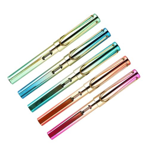 FONDOTIN 5 Stück Teiliges Kalligraphie Füllfederhalter ohne Tinte Ergonomisch Leichter Schreibstift für Schüler Übung und Alltagsschreibwaren FONDOTIN 5 Stück Teiliges Kalligraphie Füllfederhalter ohne Tinte Ergonomisch Leichter Schreibstift für Schüler Übung und Alltagsschreibwaren von FONDOTIN