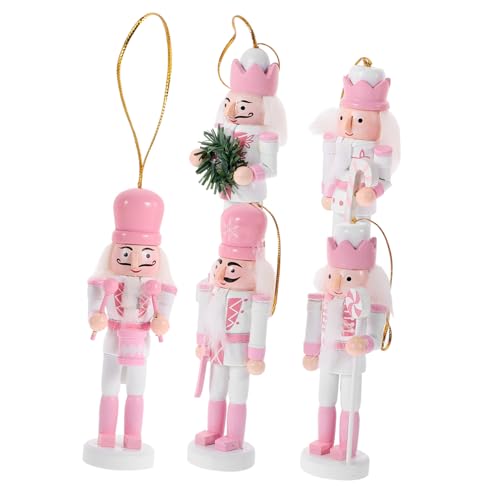 FONDOTIN 5 Stück Teiliges Kleine Hölzerne Anhänger Handgefertigte Weihnachtsdekoration Hängende Nutcracker Puppen Natürliche Holzfiguren für Festliche Wohn und Geschäftsräume FONDOTIN 5 Stück Teiliges Kleine Hölzerne Anhänger Handgefertigte Weihnachtsdekoration Hängende Nutcracker Puppen Natürliche Holzfiguren für Festliche Wohn und Geschäftsräume von FONDOTIN