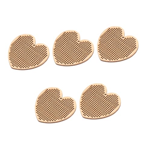 FONDOTIN 5 Stück Teiliges Mini Holz Kreuzstich Herzform DIY Holzanhänger Platte Verarbeitung ohne Grate Langlebig und Hautfreundlich Bastelmaterial für Handwerken FONDOTIN 5 Stück Teiliges Mini Holz Kreuzstich Herzform DIY Holzanhänger Platte Verarbeitung ohne Grate Langlebig und Hautfreundlich Bastelmaterial für Handwerken von FONDOTIN