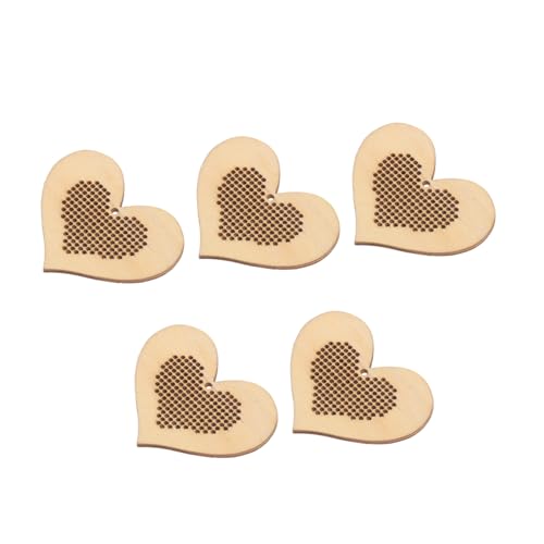 FONDOTIN 5 Stück Teiliges Mini Kreuzstich Holzchips mit Kreativem Hohlem Design Handgefertigte DIY Holzscheiben zum Bemalen und Dekorieren Verarbeitung Hautfreundlich für Bastelprojekte und FONDOTIN 5 Stück Teiliges Mini Kreuzstich Holzchips mit Kreativem Hohlem Design Handgefertigte DIY Holzscheiben zum Bemalen und Dekorieren Verarbeitung Hautfreundlich für Bastelprojekte und von FONDOTIN