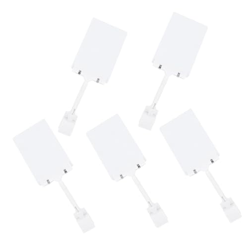 FONDOTIN 5 Stück Teiliges PVC Wasserfeste Preisschildhalter Höhenverstellbar für Supermarkt Obst Gemüse Ladendisplay Vielseitiger Vertikaler Preisschildständer für Geschäft und Büro FONDOTIN 5 Stück Teiliges PVC Wasserfeste Preisschildhalter Höhenverstellbar für Supermarkt Obst Gemüse Ladendisplay Vielseitiger Vertikaler Preisschildständer für Geschäft und Büro von FONDOTIN