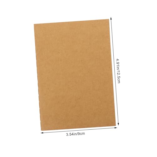 FONDOTIN 5 Stück Teiliges Reise notizbuch Nachfüllpack Kraftpapier Blanko Journal Skizzenblock für Notizen und Planung Leicht Tragbar Geeignet für Schüler Studenten und Berufstätige FONDOTIN 5 Stück Teiliges Reise notizbuch Nachfüllpack Kraftpapier Blanko Journal Skizzenblock für Notizen und Planung Leicht Tragbar Geeignet für Schüler Studenten und Berufstätige von FONDOTIN
